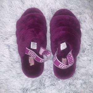 Purple Ugg slippers
